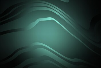 Dark Green vector backdrop with wry lines.