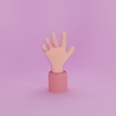 Hand 3d Illustration