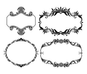 blank label ornament decoration template. Good use for restaurant menu, label, title product or any design you want.