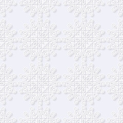 elegant white seamless pattern