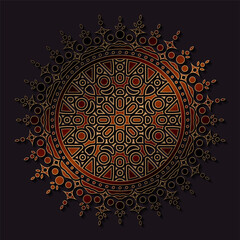 Luxury Mandala background design template