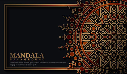 Luxury ornamental mandala background with arabic islamic east pattern style premium © Zein Republic Studio