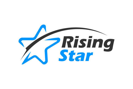 Premium Vector | Star go rising logo vector design