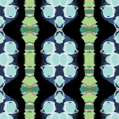 Beautiful abstract geometric floral seamless pattern