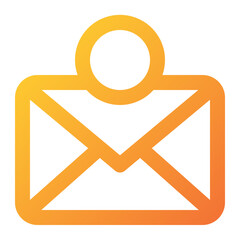 message notification icon illustration