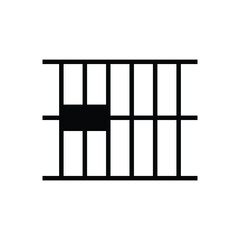 Jail icon design isolated on white background