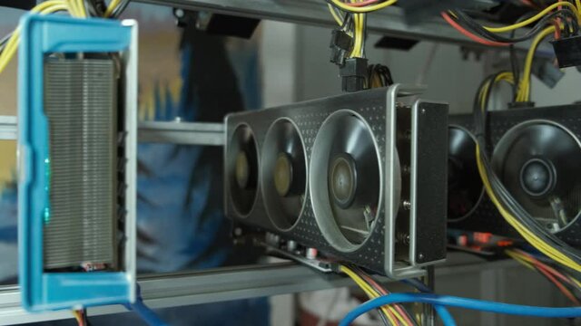 Graphic cards with motherboard Ehtereum Crypto mining rig