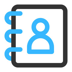 contact book icon illustration