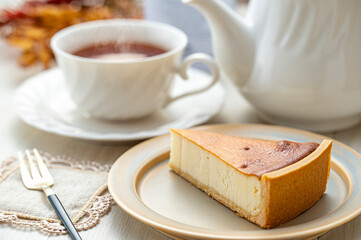 ケーキと紅茶