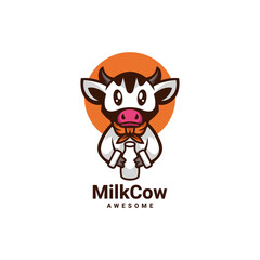 Illustration vector graphic of Milk Cow, good for logo design