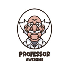 Illustration vector graphic of Professor, good for logo design