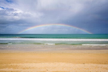 Rainbow over the Bass Strait - Wye River