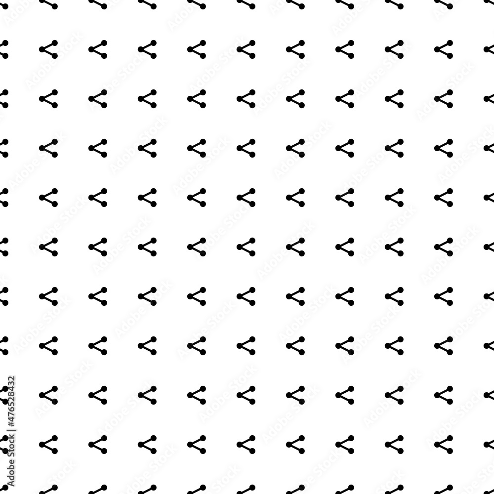 Poster square seamless background pattern from geometric shapes. the pattern is evenly filled with big blac