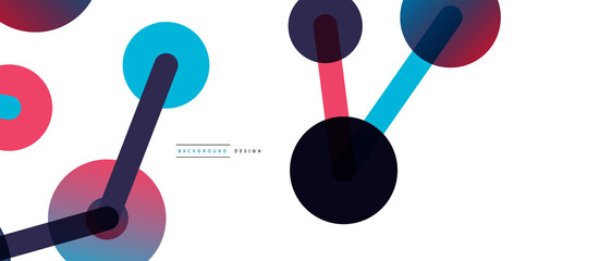 Network concept abstract background. Dots connection. Big data idea. Business template for wallpaper, banner, background or landing