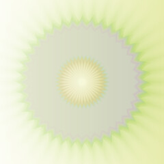Abstract gentle image of the sun with a gradient for design.3d.