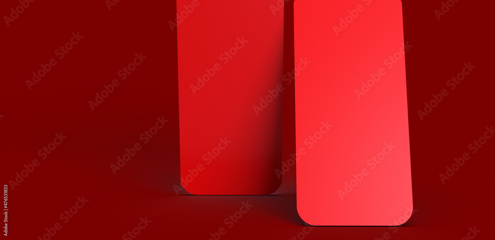 Aufkleber red pink orange abstract color background wallpaper cover texture smartphone mobile tablet interface