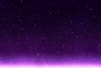 背景素材_水彩テクスチャ_星空