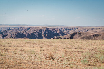 landscape with mountains
