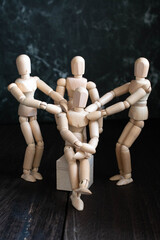 Obraz premium 仲の良い4人