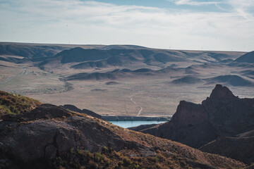 view of the mountains