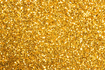 Are Plane Of  Gold Glitter Background