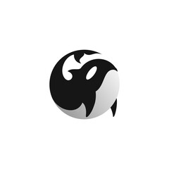 Orca Whale logo design inspiration