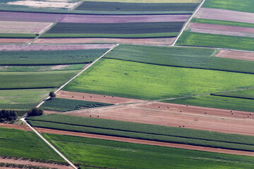 Obraz premium Kulturlandschaft aus der Vogelperspektive