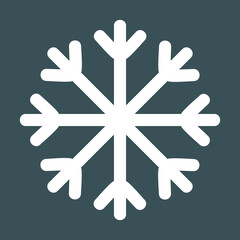 Winter snow flake quality vector illustration cut