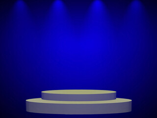 Black and blue background. Abstract blue background for web design templates, christmas, valentine, product studio room and business report with smooth gradient color.