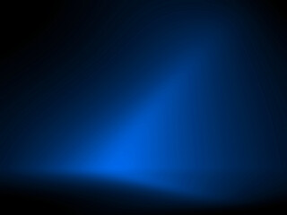 Black and blue background. Abstract blue background for web design templates, christmas, valentine, product studio room and business report with smooth gradient color.