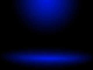 Black and blue background. Abstract blue background for web design templates, christmas, valentine, product studio room and business report with smooth gradient color.