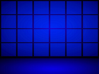 Black and blue background. Abstract blue background for web design templates, christmas, valentine, product studio room and business report with smooth gradient color.