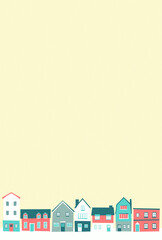 背景素材_ヨーロッパ風の街並み