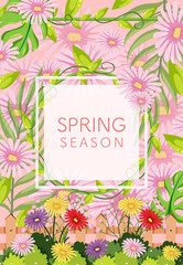 Spring Season Typographic Poster