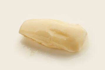 Melted piece of butter