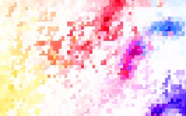 Light Multicolor vector background with rectangles.