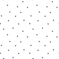 Vector Seamless Pattern with Hearts. Simple repeating texture for background, wrapping paper, Wedding and Valentines day greeting and invitation cards design and decoration