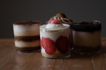 Strawberry Cream Cheese in a tiny cup