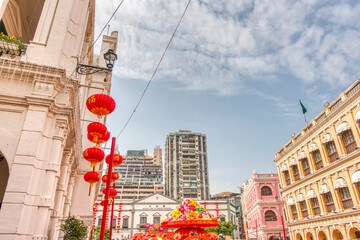 Macao city center, HDR Image