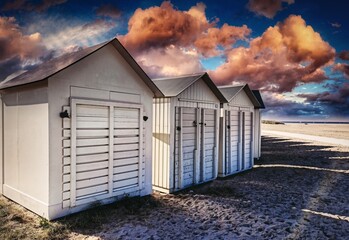 Paysage de Normandie en France