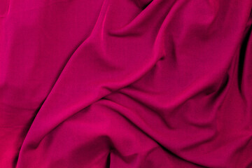 Obraz premium Romantic pink color twisted fabric with minimal grunge texture for background