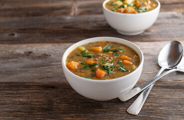 Vegan lentil stew