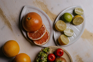 still life with fruits