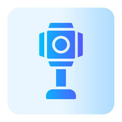 Fototapeta premium cinema gradient icon
