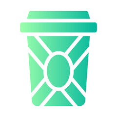 Soft drink gradient icon