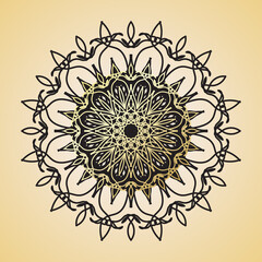 Luxury Mandala Gold Ornament