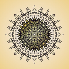 Luxury Mandala Gold Ornament