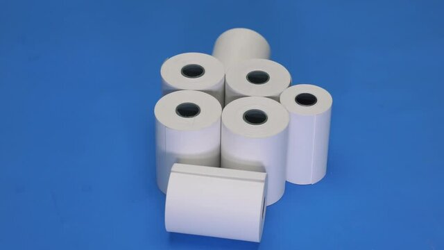 Cash register paper. Thermal paper products for cash registers, POS systems and handheld devices