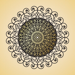Luxury Mandala Gold Ornament
