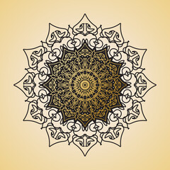 Luxury Mandala Gold Ornament